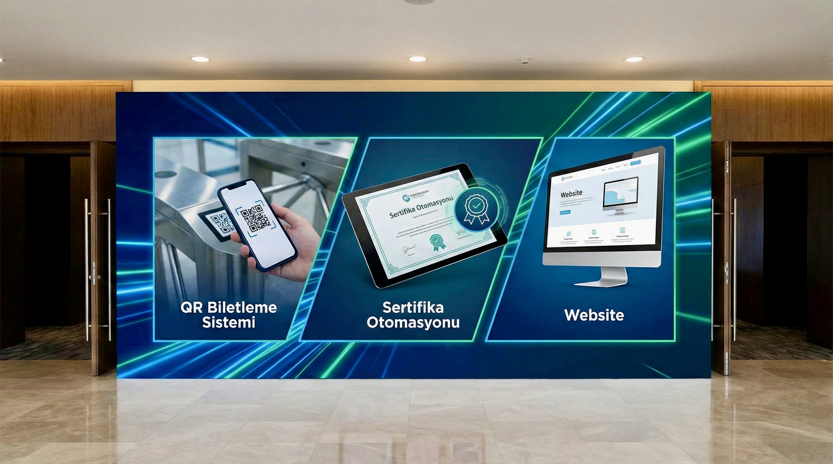 Uçtan Uca Etkinlik Yönetimi: QR Bilet ve Sertifika Çözümü